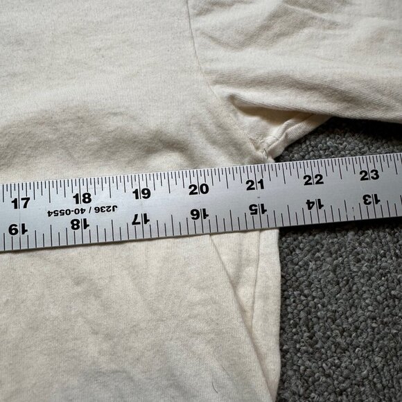 Akomplice Streetwear Long Sleeve T-Shirt in Cream / Floral Size Mens Large - Picture 3 of 6